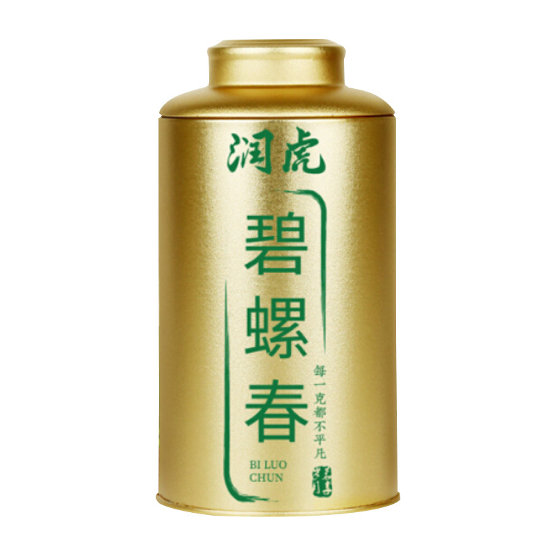 润虎碧螺春250g鲜采嫩芽绿茶罐装浓香型聚茶系列