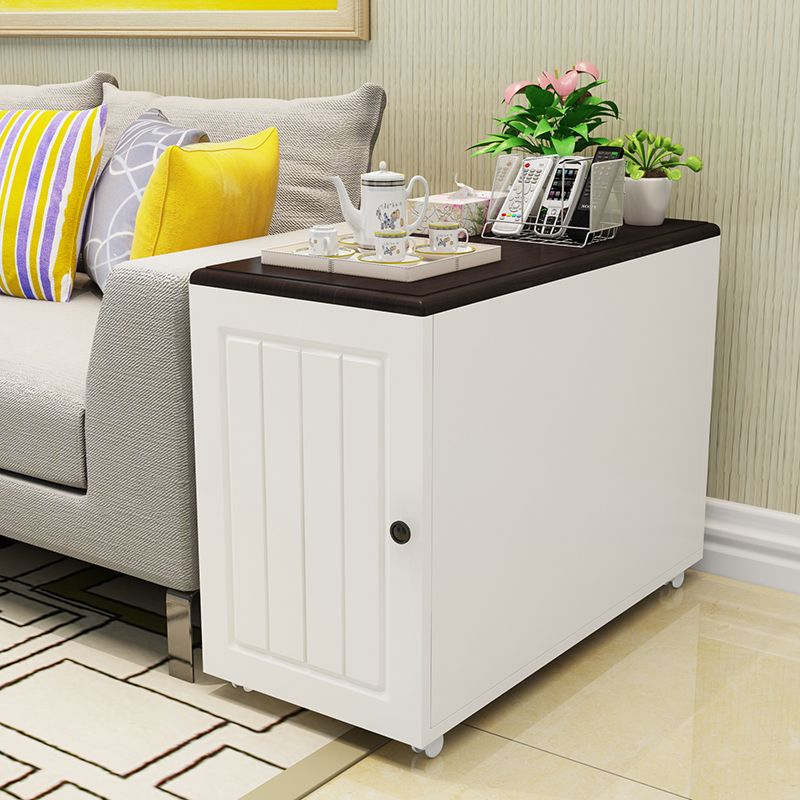 寻木匠沙发边柜长方形边几迷你客厅储物柜沙发缝隙柜扶手柜可移动小