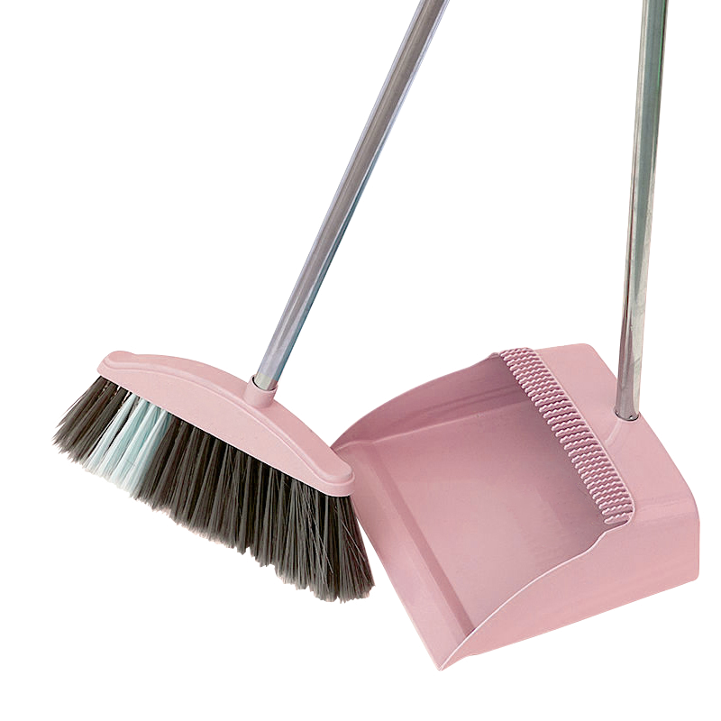 梓趣 扫把簸箕套装 粉 套高清大图