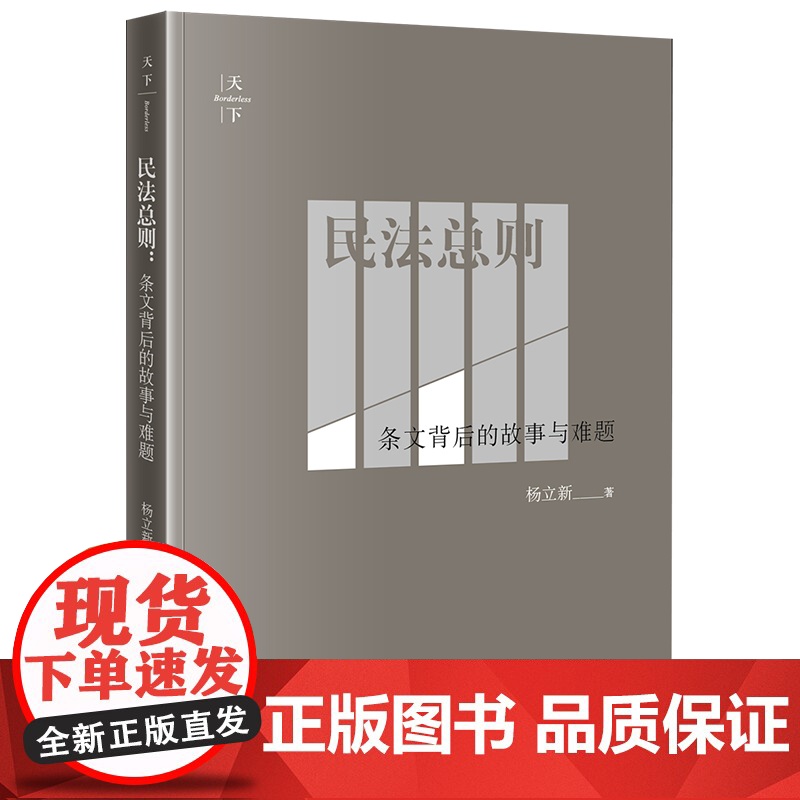 C正版 民法总则:条文背后的故事与难题 杨立新 民法总则 民事法律行为的附条件和附期限高清大图