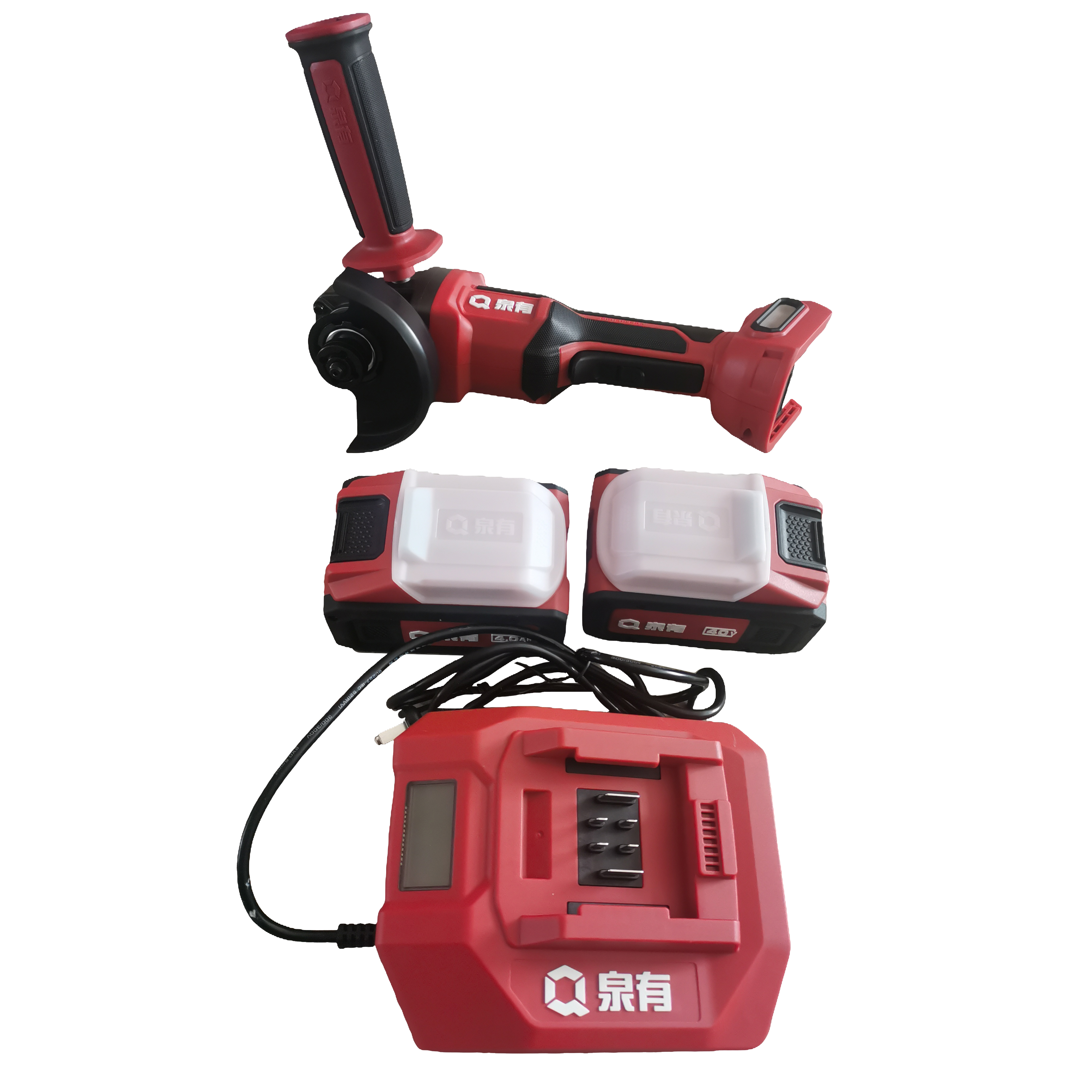 泉有 锂电无刷角磨机 QY-9600高清大图