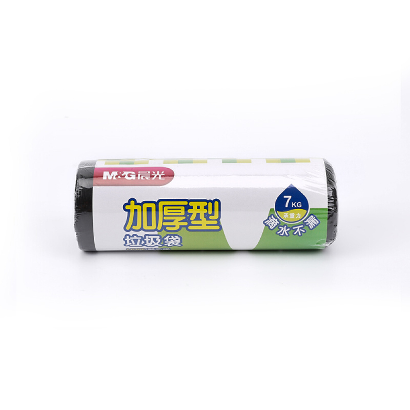 晨光(M&G)ALJ99407 断点式垃圾袋 50*60cm 平口清洁袋 单卷装 黑色