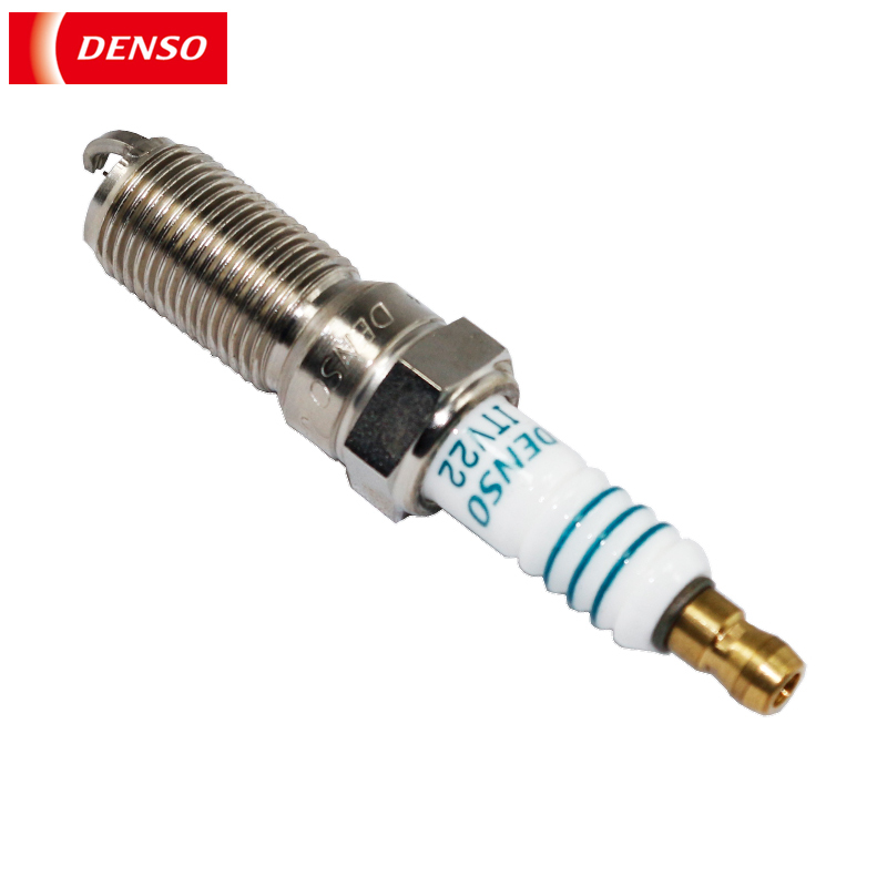 电装(DENSO)单铱金火花塞ITV22适用于致胜2.0T/翼虎/锐界/沃尔沃S60V40/捷豹/揽胜(单支装)