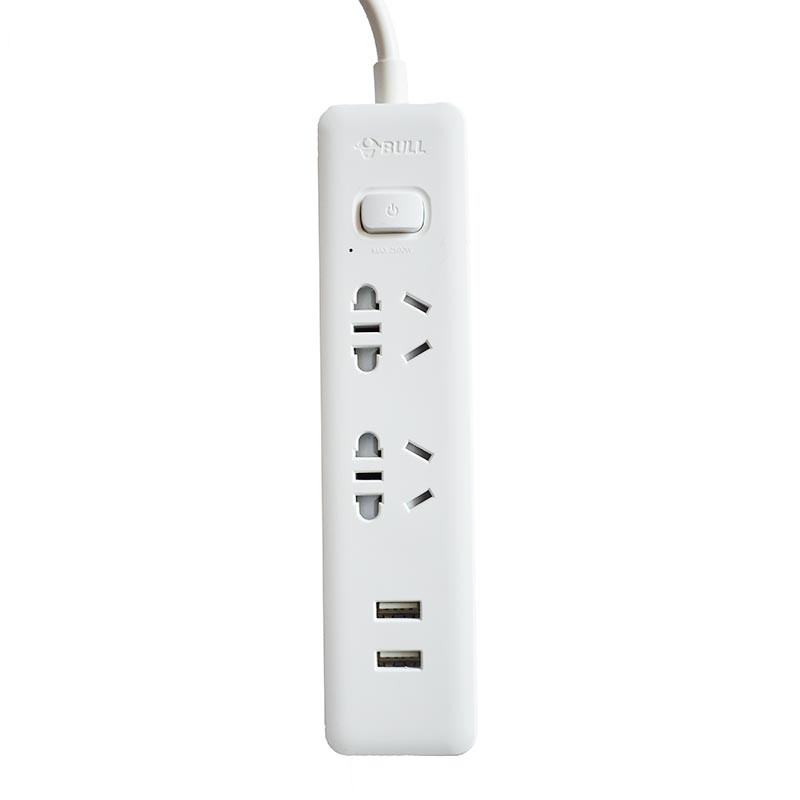 公牛 GNV-UUA122 2位国标插口 2USB插口 有线智能插座全长1.5米 (单位:件)