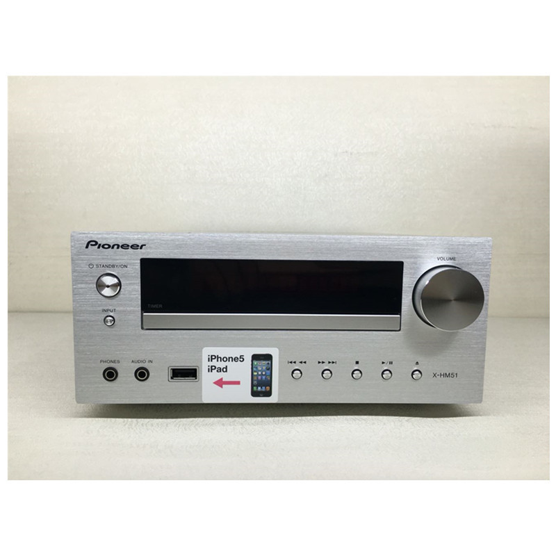 Pioneer/先锋 X-HM51-S CD迷你组合音响 蓝牙台式桌面音响