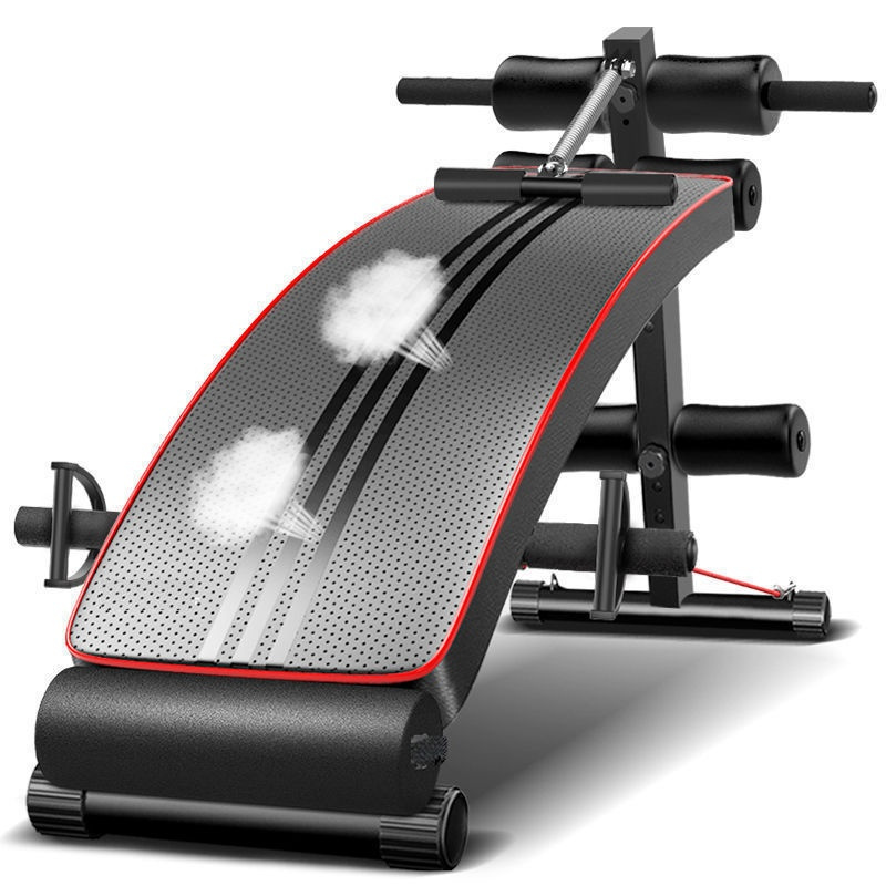 仰卧起坐健身器材家用男腹肌板运动辅助器收腹卷腹机仰卧板视频