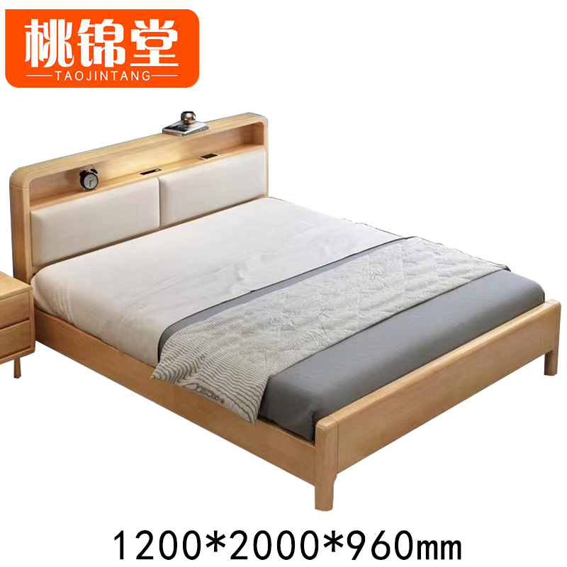 桃锦堂- 实木床高清大图