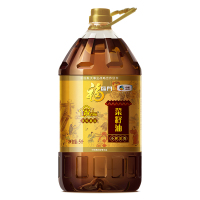 福临门 食用油 非转基因 家香味 老榨原香压榨菜籽油5L 风味三级 中粮出品