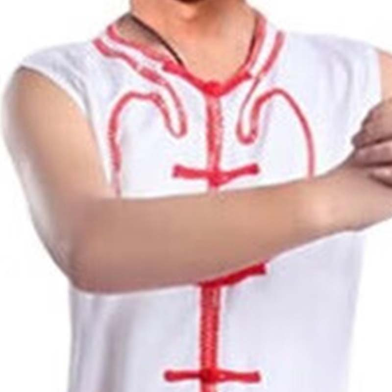 鑫声威牛皮鼓配件战鼓打鼓服男士秧歌服锣鼓陕北腰鼓民族演出服(背心款)