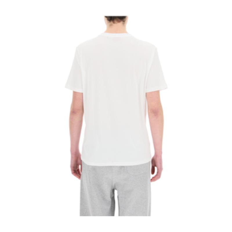 Hugo boss徽标短袖T恤男棉质直筒圆领休闲舒适胸前对比标志设计高清大图