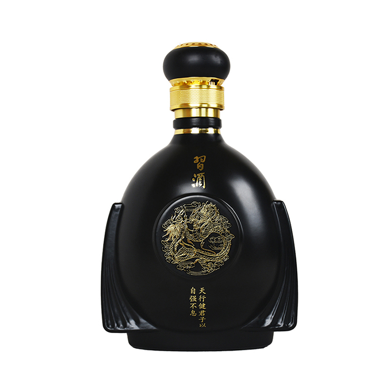 贵州习酒1219淳典鉴赏级黑53度500ml +贵州茅台53度王子酒酱源金樽500ml 酱香型白酒 组合装