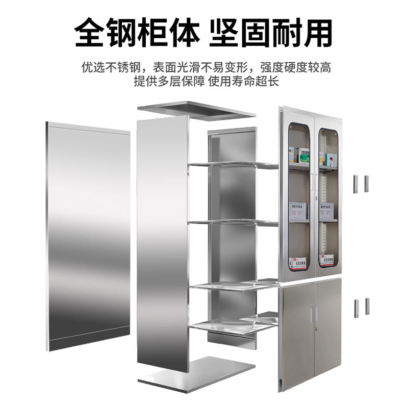 华都HDXG-31 不锈钢201六门更衣柜华都201不锈钢更衣柜储物柜挂衣柜带锁收纳柜碗柜鞋柜收纳柜宿舍澡堂高清大图