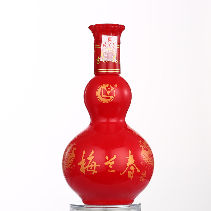 梅兰春 38度龙凤呈祥 500ml 双瓶装(送礼袋) 芝麻香型 白酒 中华老字号酒[新旧包装随机发货]