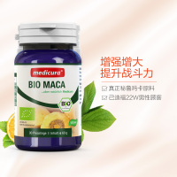 [强肾备孕补充精力]Medicura 莫迪卡 每德 天然有机纯玛卡片 90粒/瓶 德国进口 80克