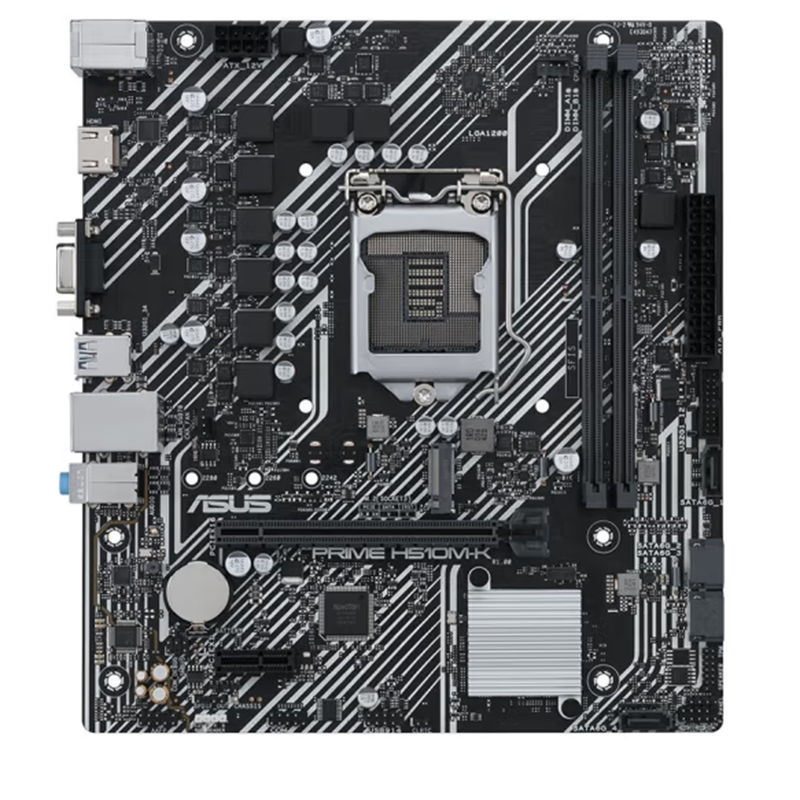 华硕 h510m系列主板 支持nvme m.2支持10700kO00k prime h510m-k