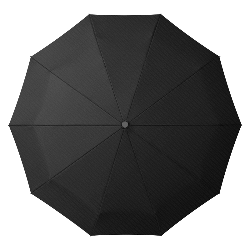 原木手柄雨伞男士折叠收缩双人超大号加固加厚结实抗风晴雨两用