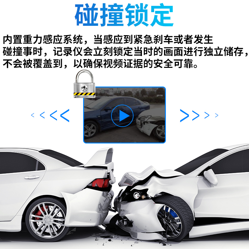 尤利特(UNIT)林肯mkc mkz mkx大陆领航员飞行家专用隐藏式高清夜视行车记录仪带32G高速内存卡超高清免费安装