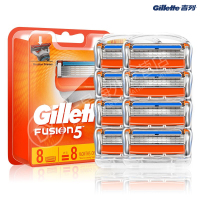 吉列(Gillette)7334 锋隐5刀片(8刀头不含刀架)新老包装随机发货