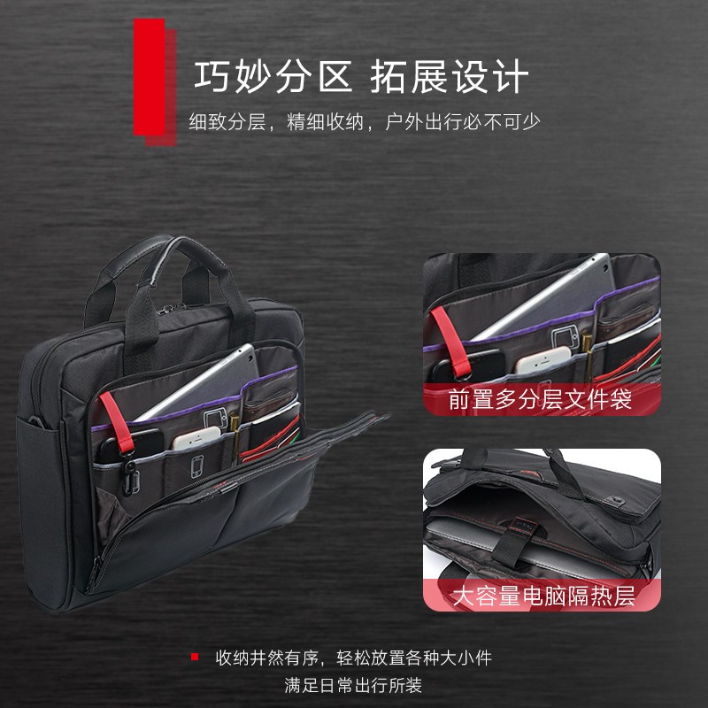 Targus/泰格斯商务电脑手提公文包单肩斜挎笔记本包14英寸 CN514