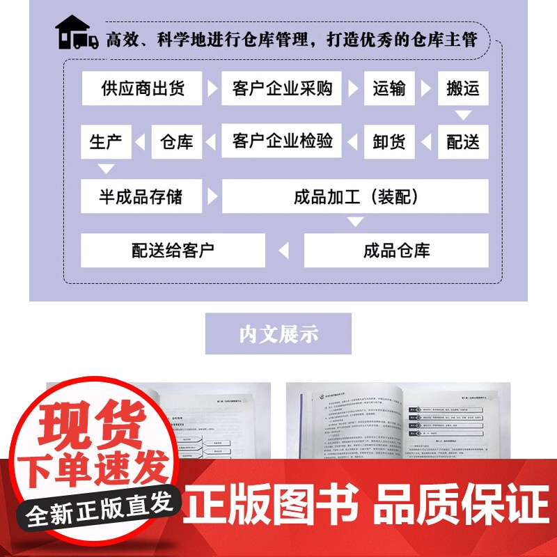 从零开始学做仓库主管 企业现代仓库管理的常识书籍 一本助你提高仓库管理水平 管理类方面的仓库主管学习手册书籍高清大图