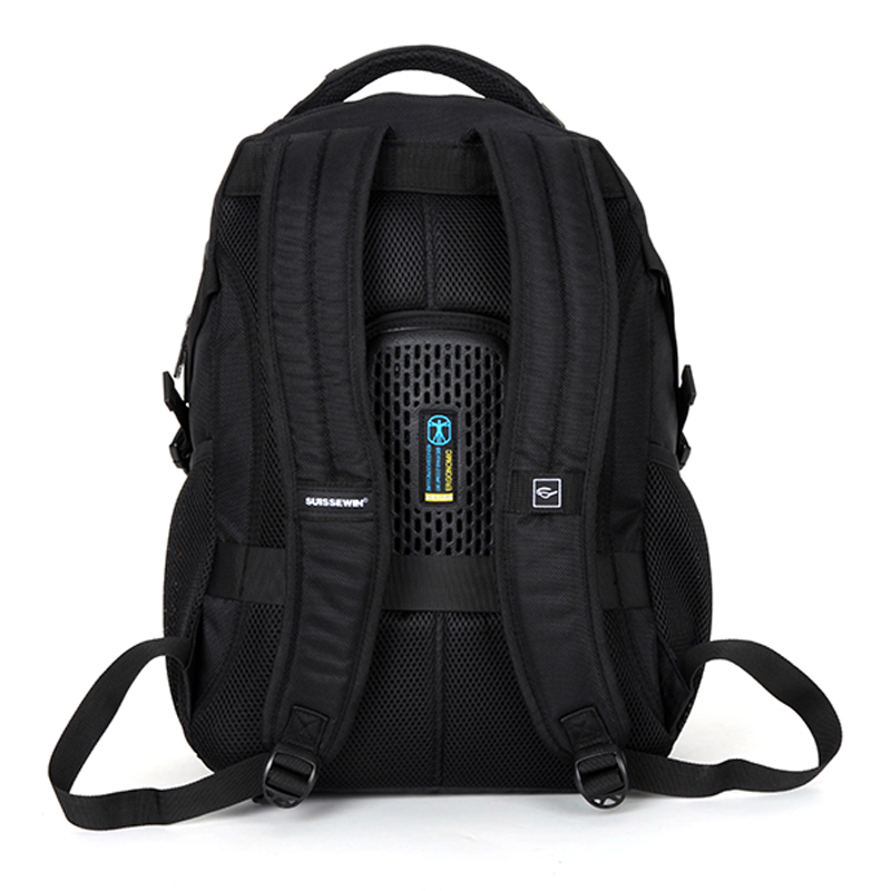 SUISSEWIN瑞士新款时尚商务休闲潮流多功能双肩包SN9923高清大图