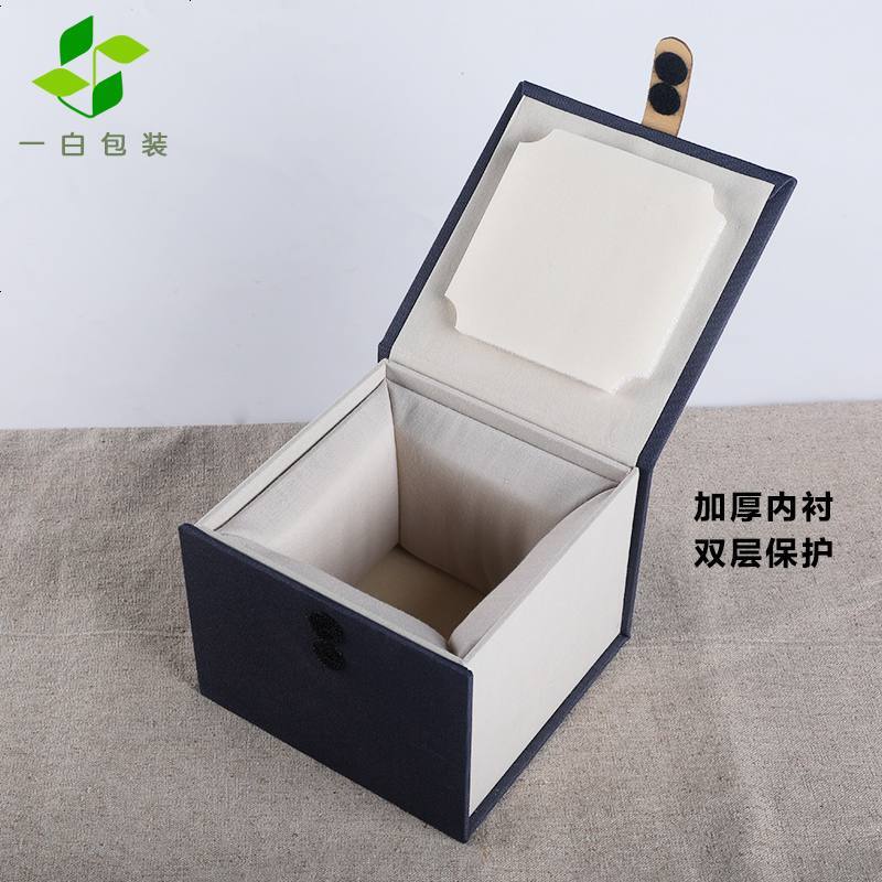 【特价】景德镇陶瓷单杯礼品盒玻璃杯包装盒茶壶紫砂壶包装锦盒
