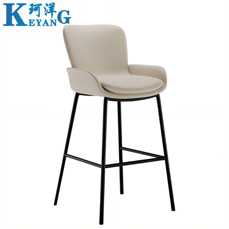 珂洋 高脚椅 75cm(米色) 把高清大图