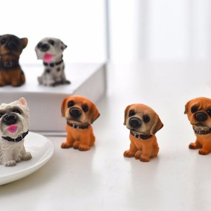 仿真动物模型宠物萌犬仿真狗玩具狗迷你小狗摆件玩偶男孩女孩礼物玩具