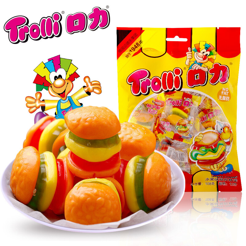 口力汉堡橡皮糖108g