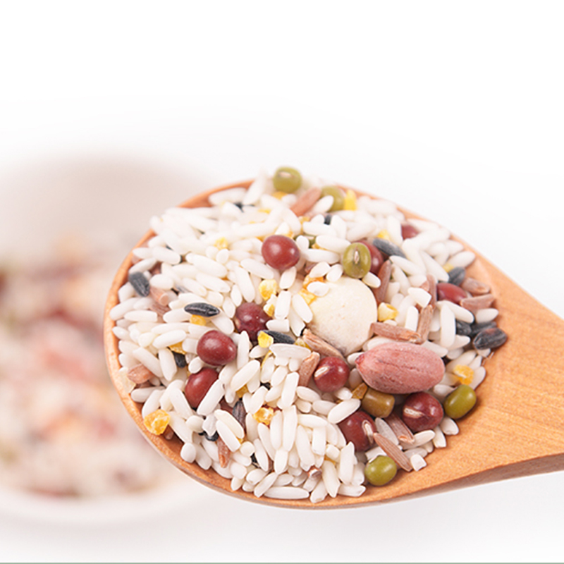 绿帝八宝粥料350g*3袋高清大图