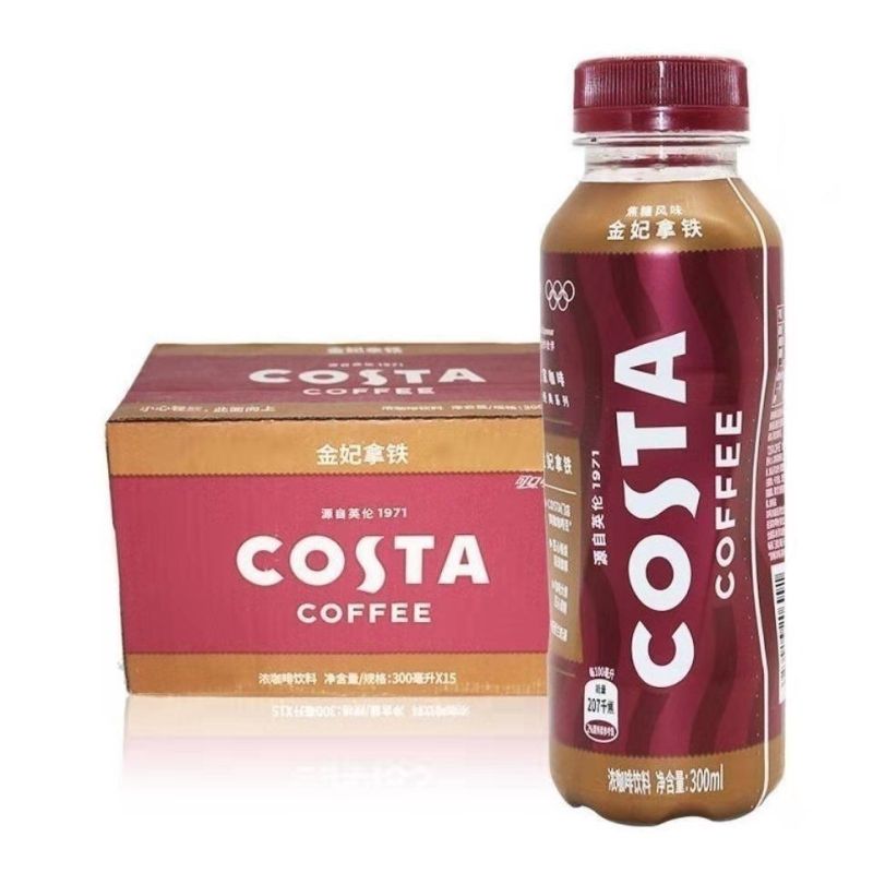 可口可乐COSTA咖世家浓醇浓咖啡300ML*15瓶整箱即饮咖啡饮料