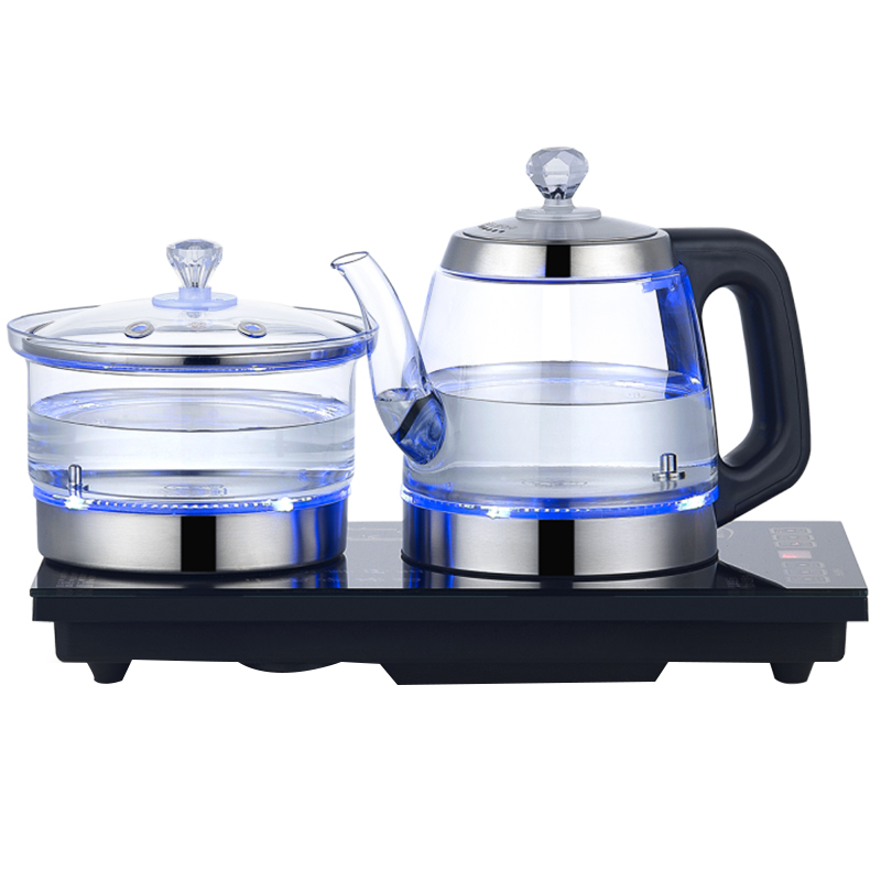开品 手柄蓝光煮茶款热水壶高清大图