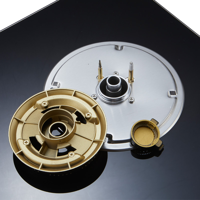 康宝燃气灶(天然气) 家用超一级能效5.2KW 嵌入式台式两用灶具 聚能环钢化玻璃面板灶具JZT-Q252-B316高清大图