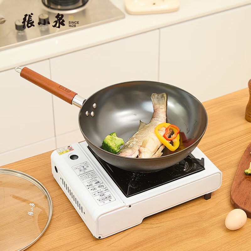 张小泉 古法铸铁锅30CM C32750100高清大图