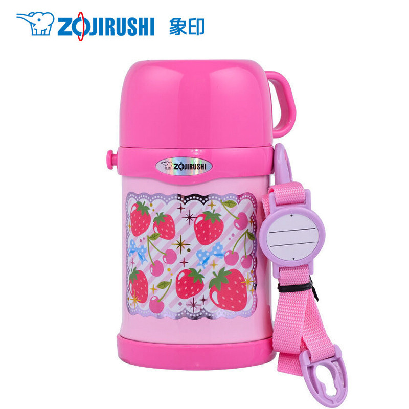 象印(ZO JIRUSHI)进口保温杯SC-ZT45-PZ儿童保温杯进口保温瓶子保温壶保冷壶保温杯水杯450ml 粉色