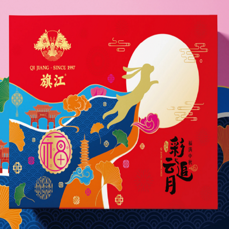 旗江广式月饼彩云追月480g参数