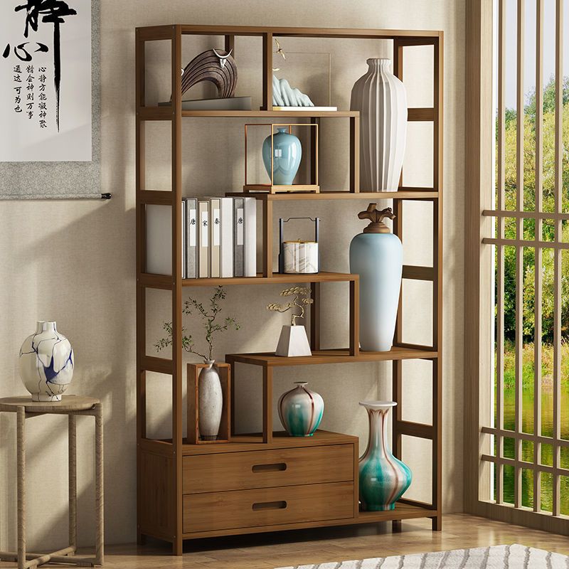 博古架中式实木多宝阁茶具茶叶架客厅展示柜古董摆件隔断架置物架