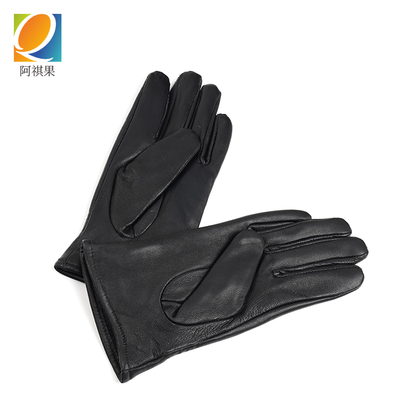 阿祺果 防寒羊皮手套 女款 副高清大图
