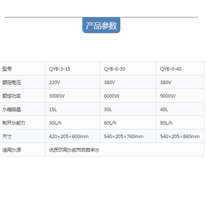 沁园商用办公饮水步进式开水器 QYB-6-30供50人以上