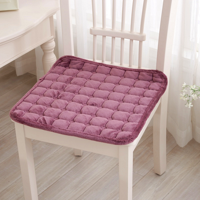 冬季毛绒座椅垫凳子坐垫汽车座垫餐椅垫椅子坐垫办公室学生椅垫