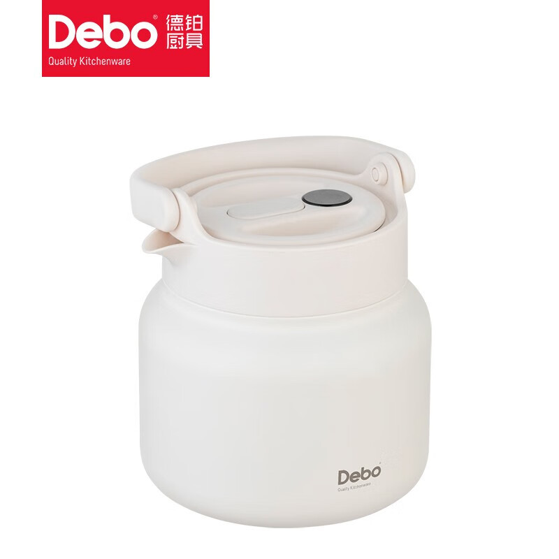 Debo德铂 弗里克真空焖茶壶白色1.5L/个 DK-020