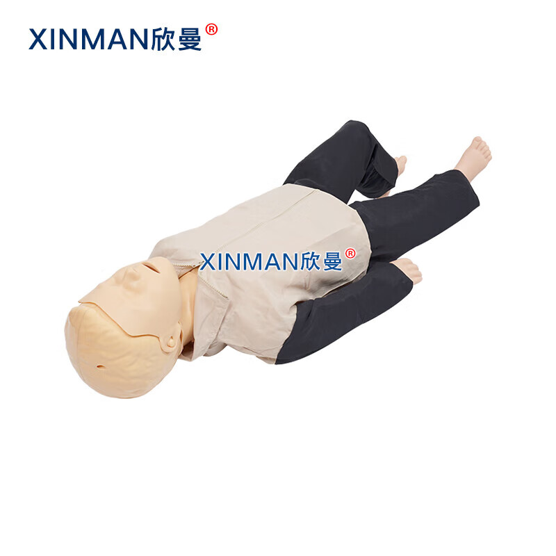欣曼科教 高级儿童心肺复苏模拟人 儿童心肺复苏急救CPR人体模型 标准款XM-CPR159高清大图