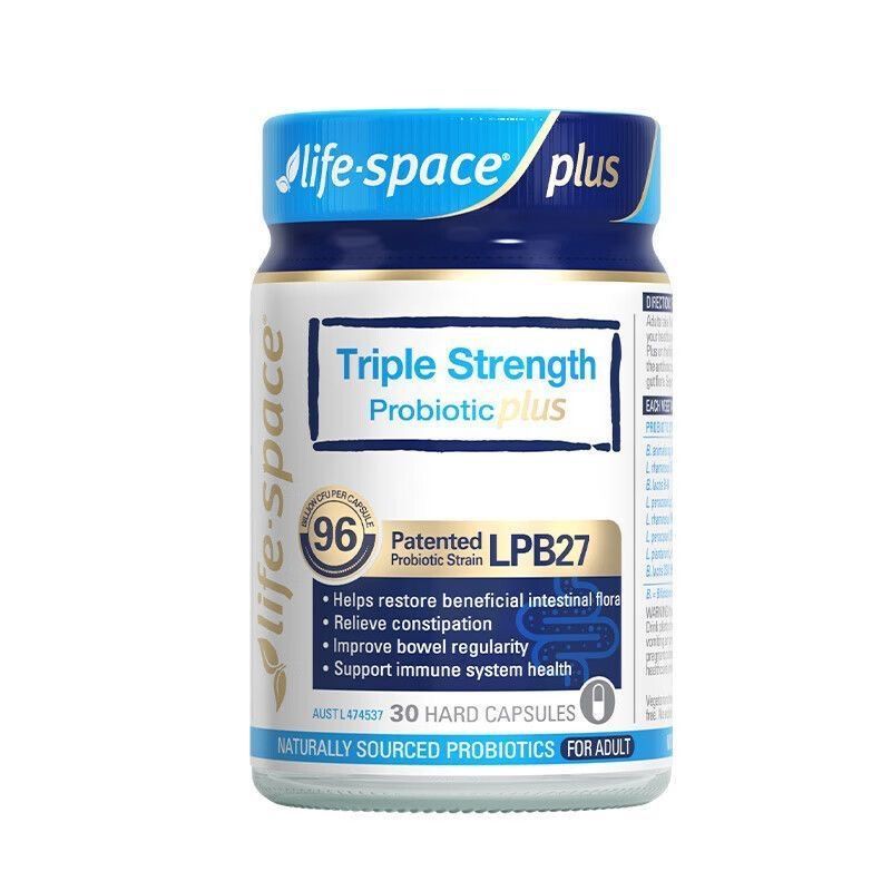 益倍适Life Space 960亿成人三倍PLUS益生菌30粒LPB27升级款 澳洲原装进口 守护肠道健康高清大图