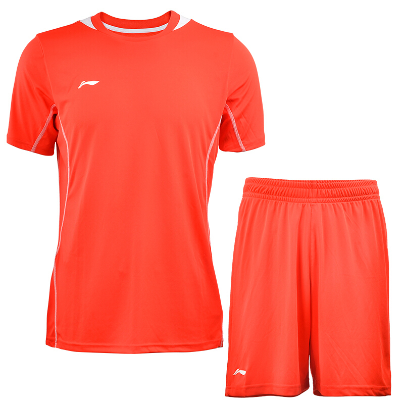 lining李宁足球服套装男士比赛服足球衣训练服套服短裤