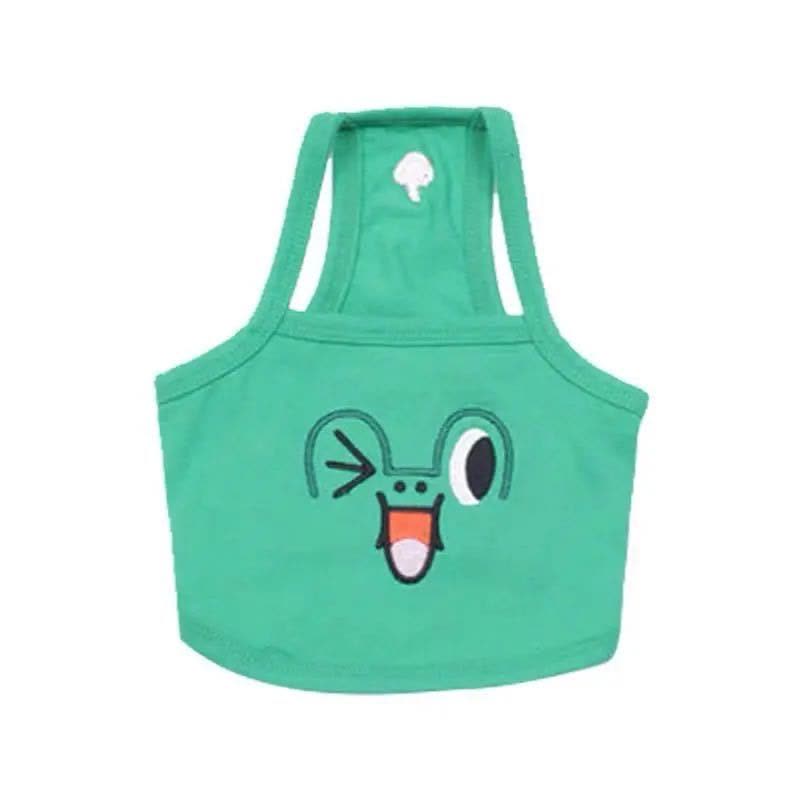 小黄鸭衣服宠物猫咪泰迪比熊小型犬狗狗韩版新款吊带短款背心通用 黄色手工测量误差1-3cm左右 偏宽 XS胸围30长13c图片