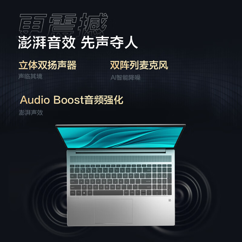 惠普(HP)星Book Pro 16英寸大屏轻薄笔记本电脑(13代酷睿i7-13700H 16G 1TB 2.5K 120HzVRR 400尼特高亮度)银高清大图