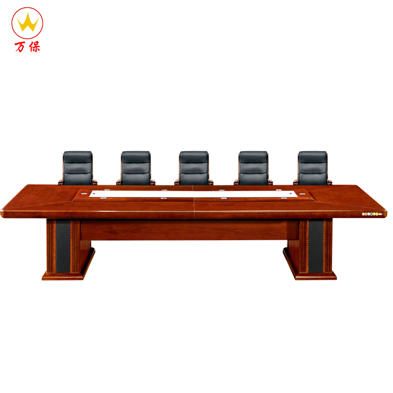 [万保] 中式会议桌 油漆会议桌