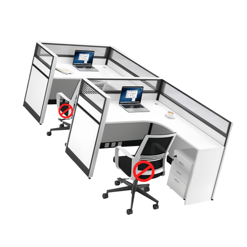 景冠达屏风工位2人位张高清大图