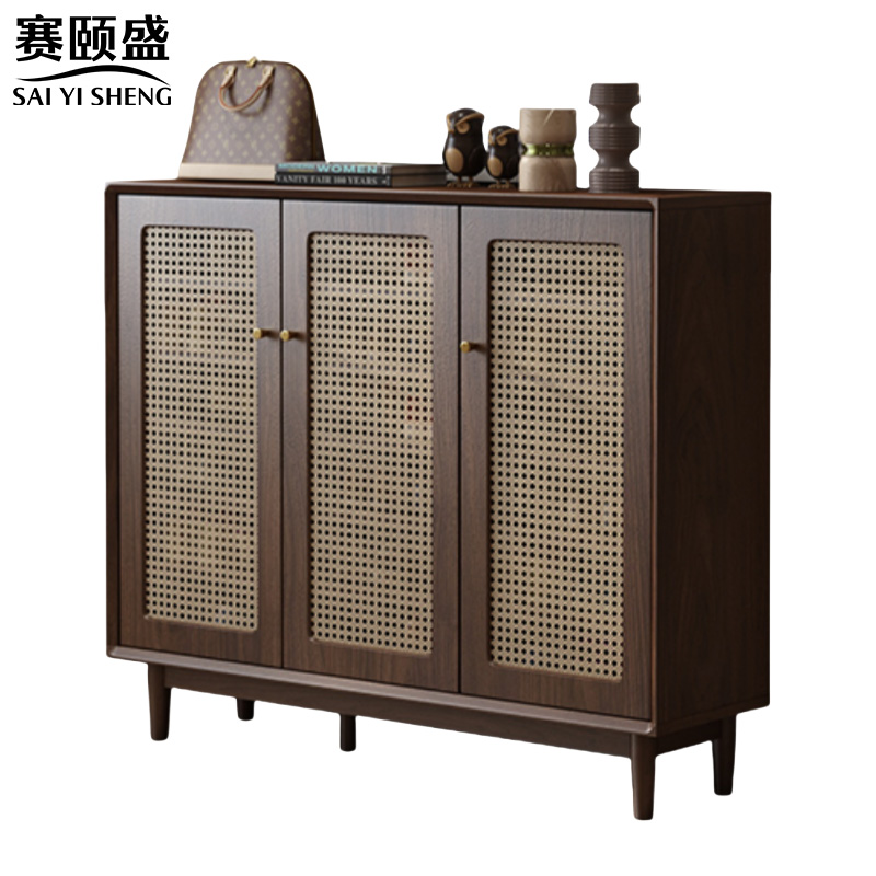 赛颐盛 实木鞋柜 1200*360*1000mm 个高清大图