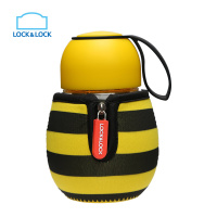 乐扣乐扣(lock&lock)玻璃水杯 LLG652 耐热玻璃 (390ml) 昆虫系列 不保温